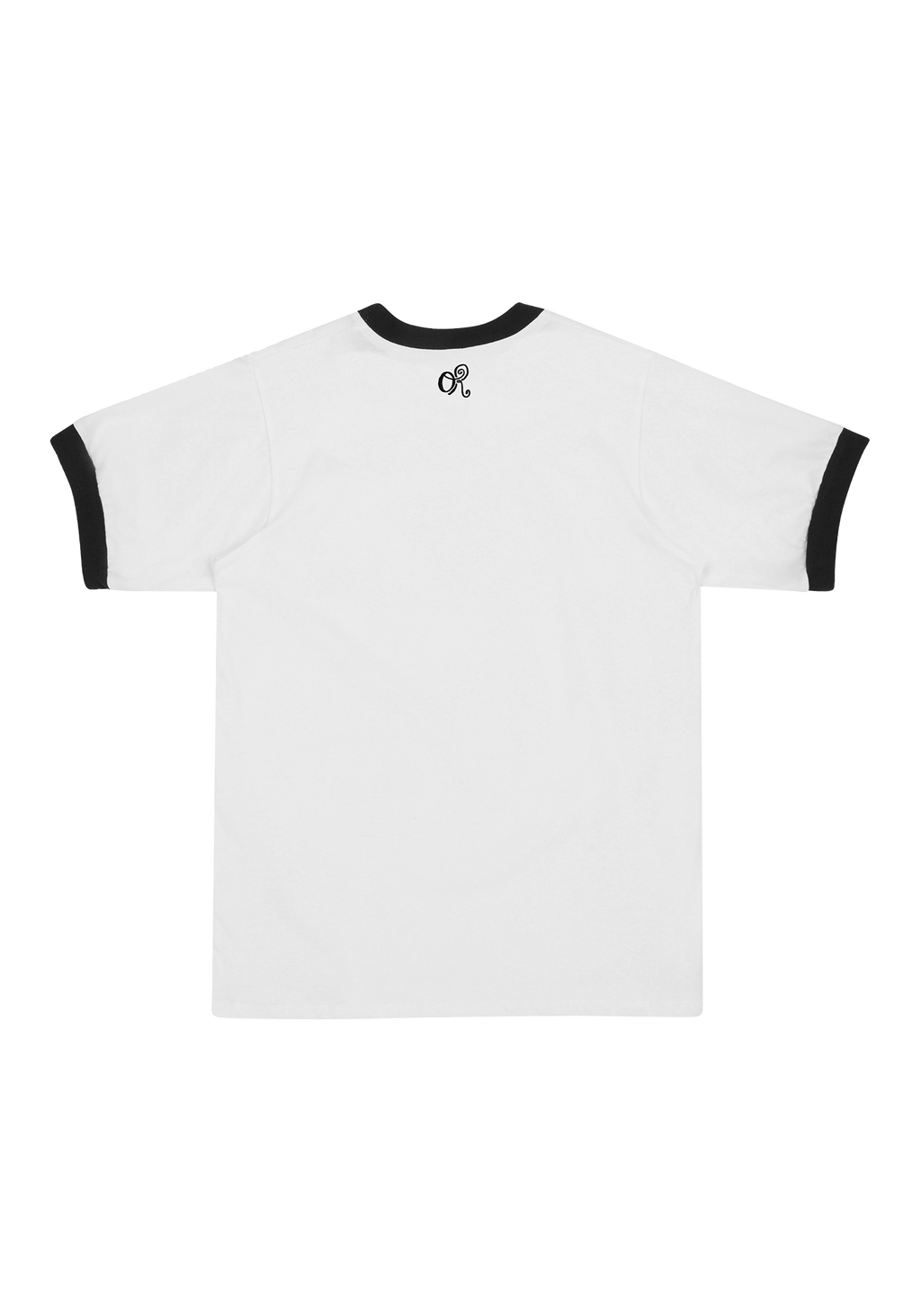the colors are all flat ringer t-shirt
