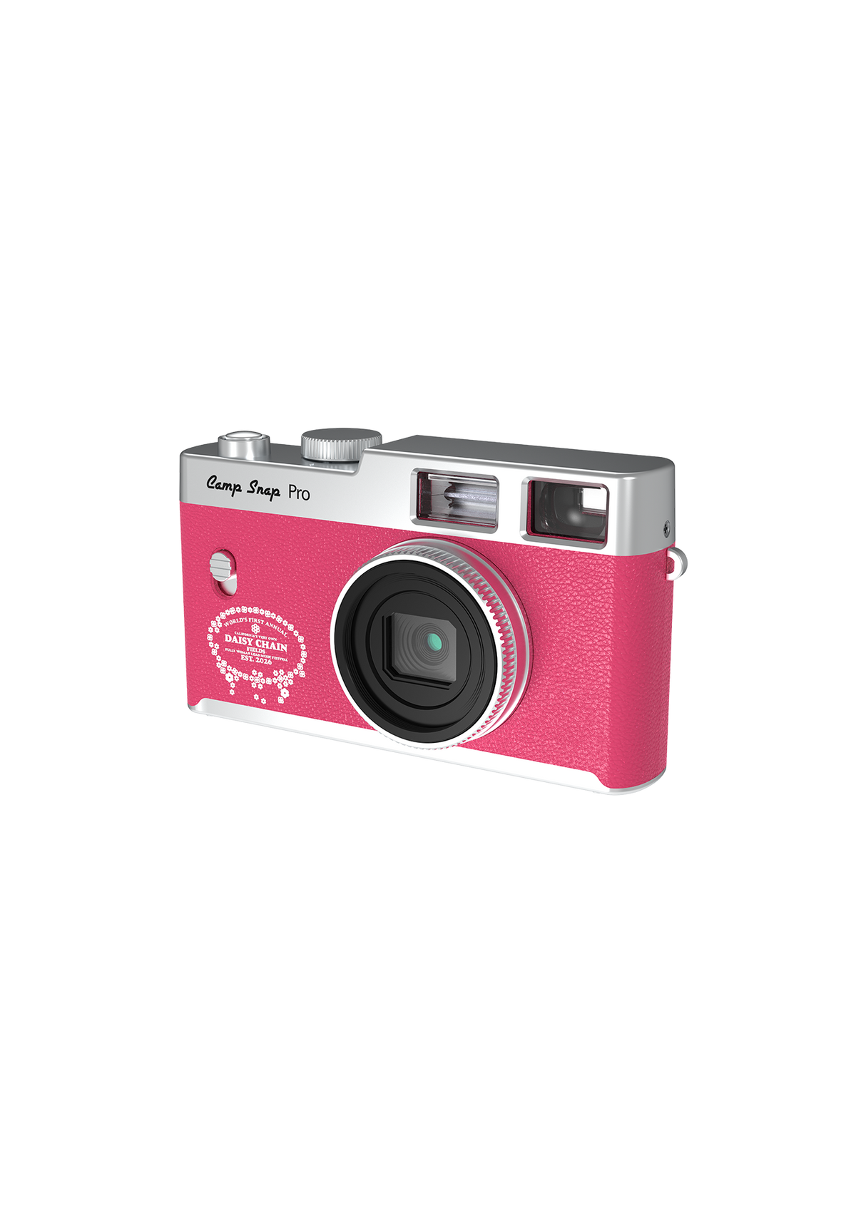 Daisy Chain Fields Camp Snap Pro Screen-Free Digital Camera (Hot Pink)