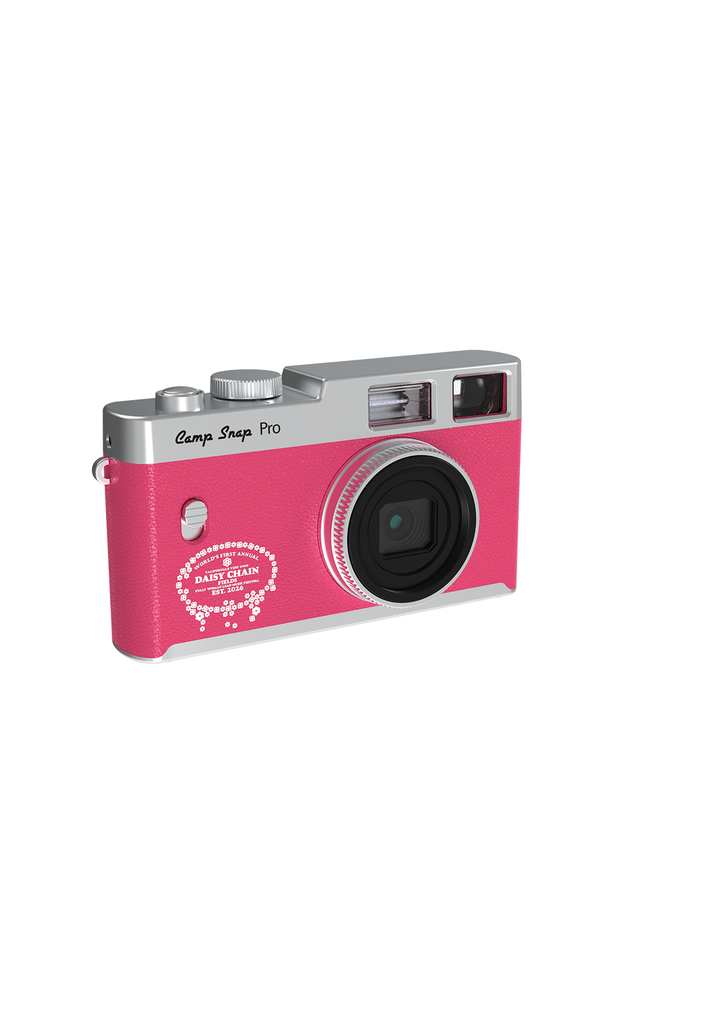 Daisy Chain Fields Camp Snap Pro Screen-Free Digital Camera (Hot Pink)