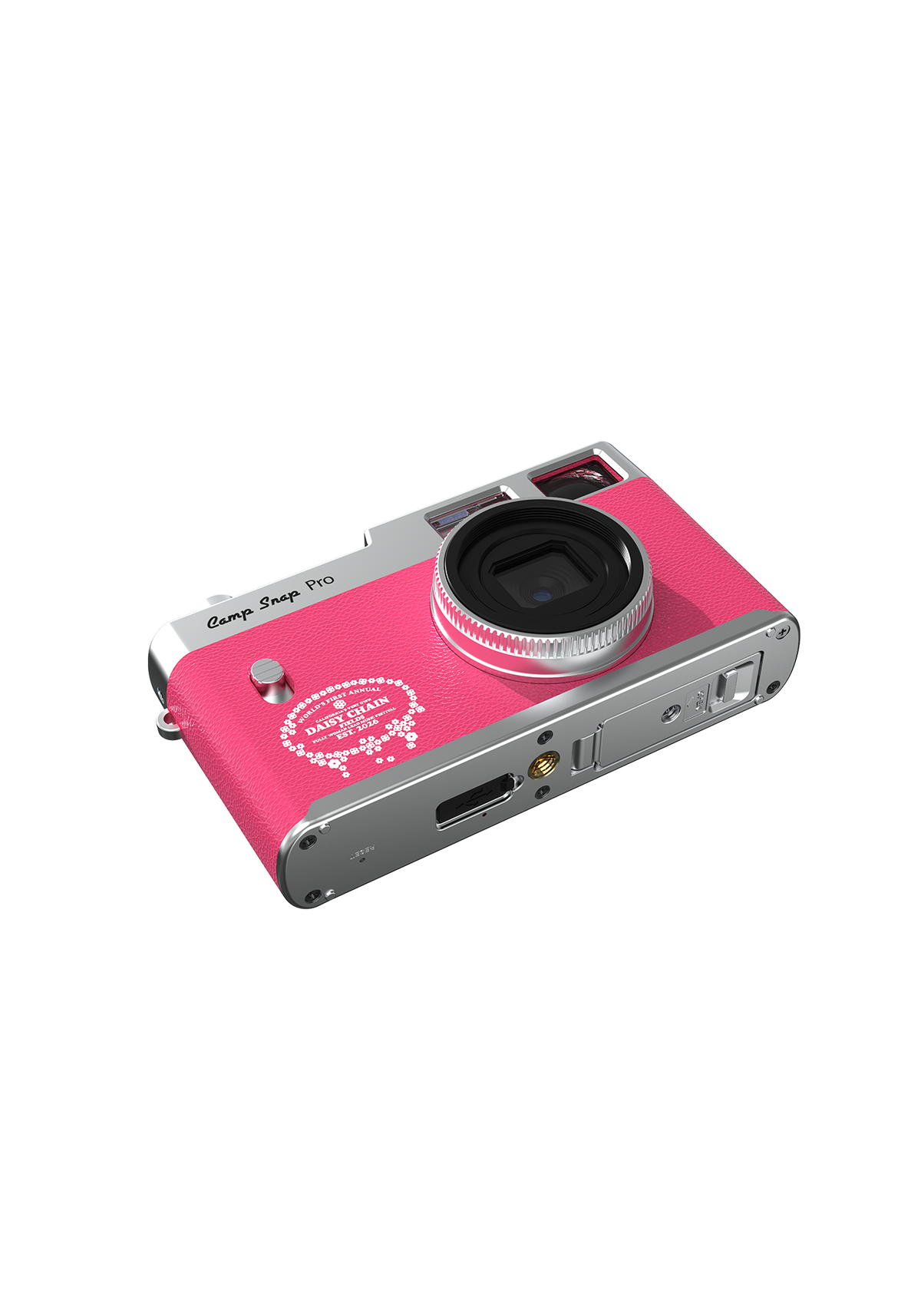 Daisy Chain Fields Camp Snap Pro Screen-Free Digital Camera (Hot Pink)