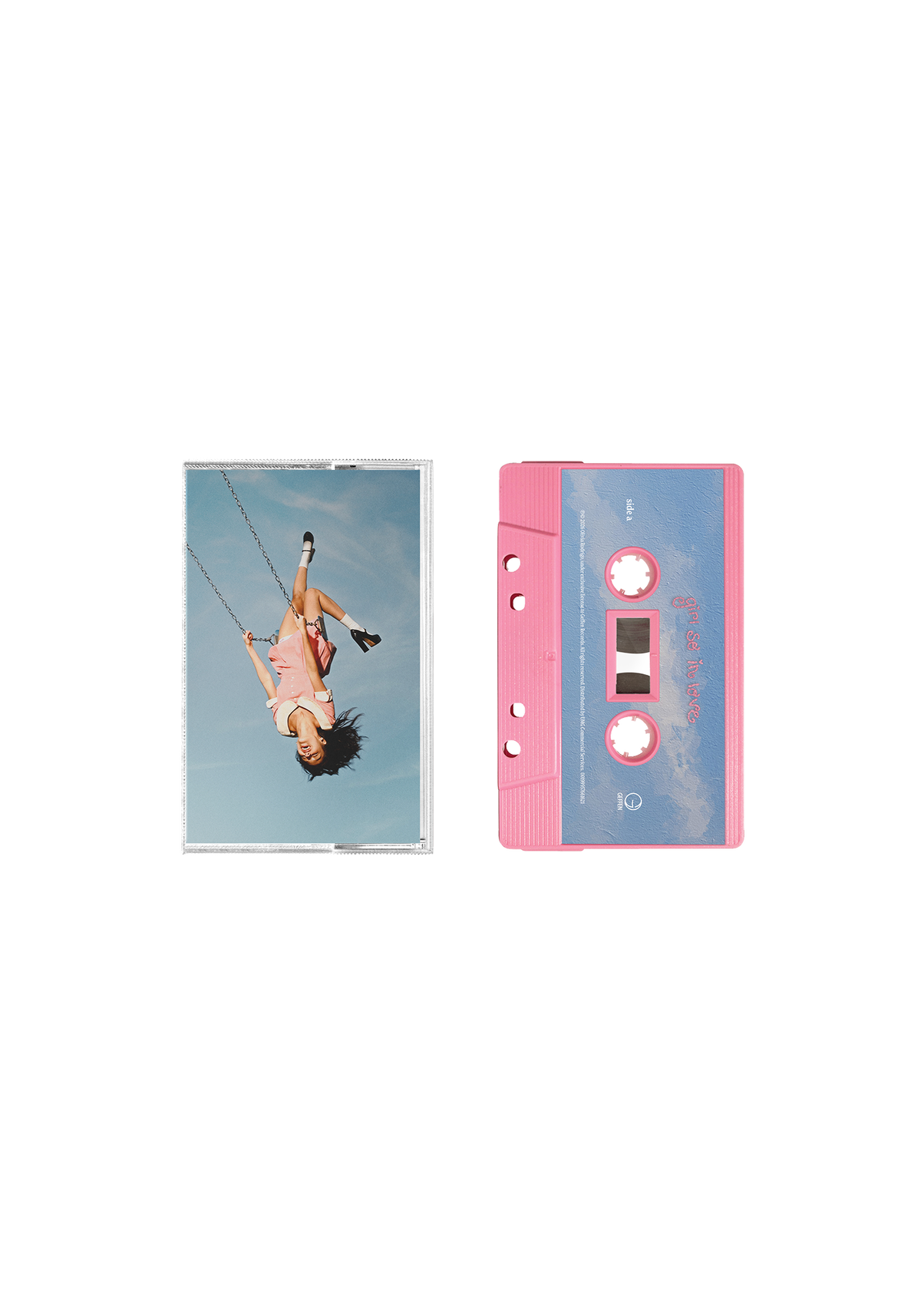 you seem pretty sad for a girl so in love - baby pink cassette