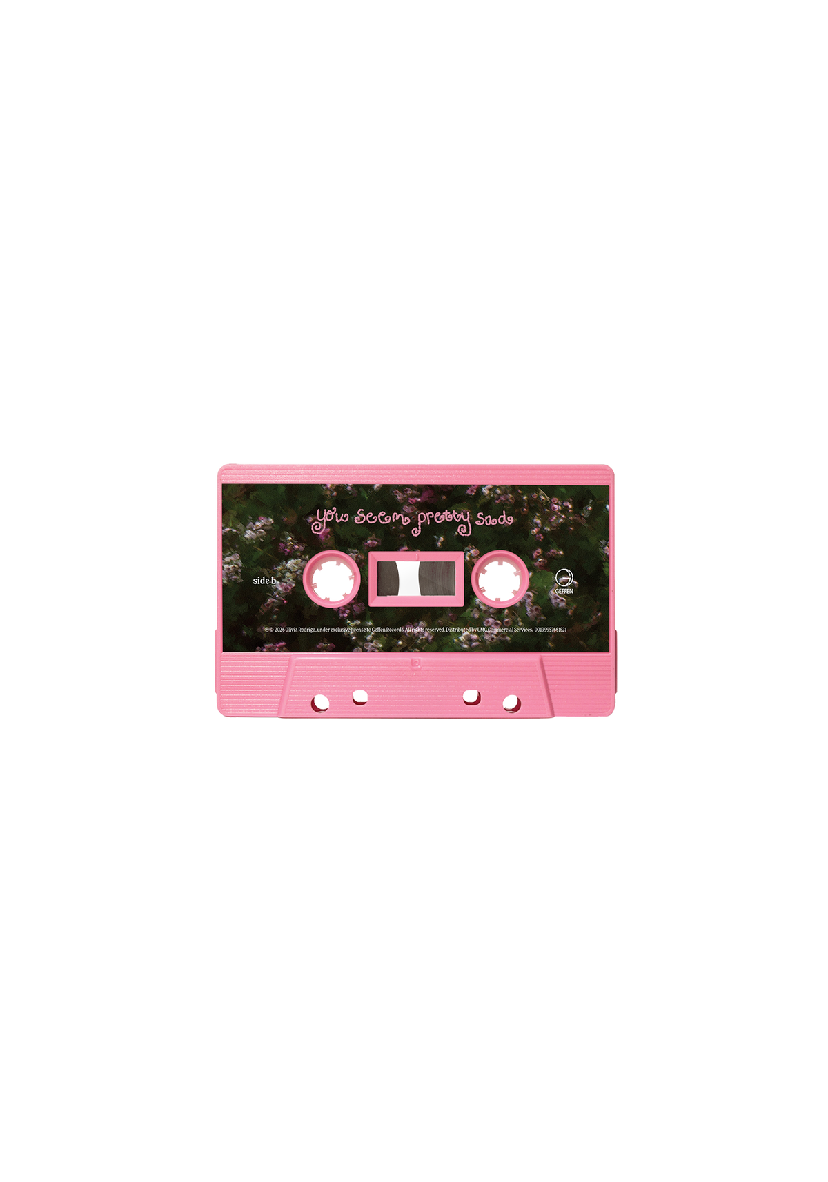 you seem pretty sad for a girl so in love - baby pink cassette