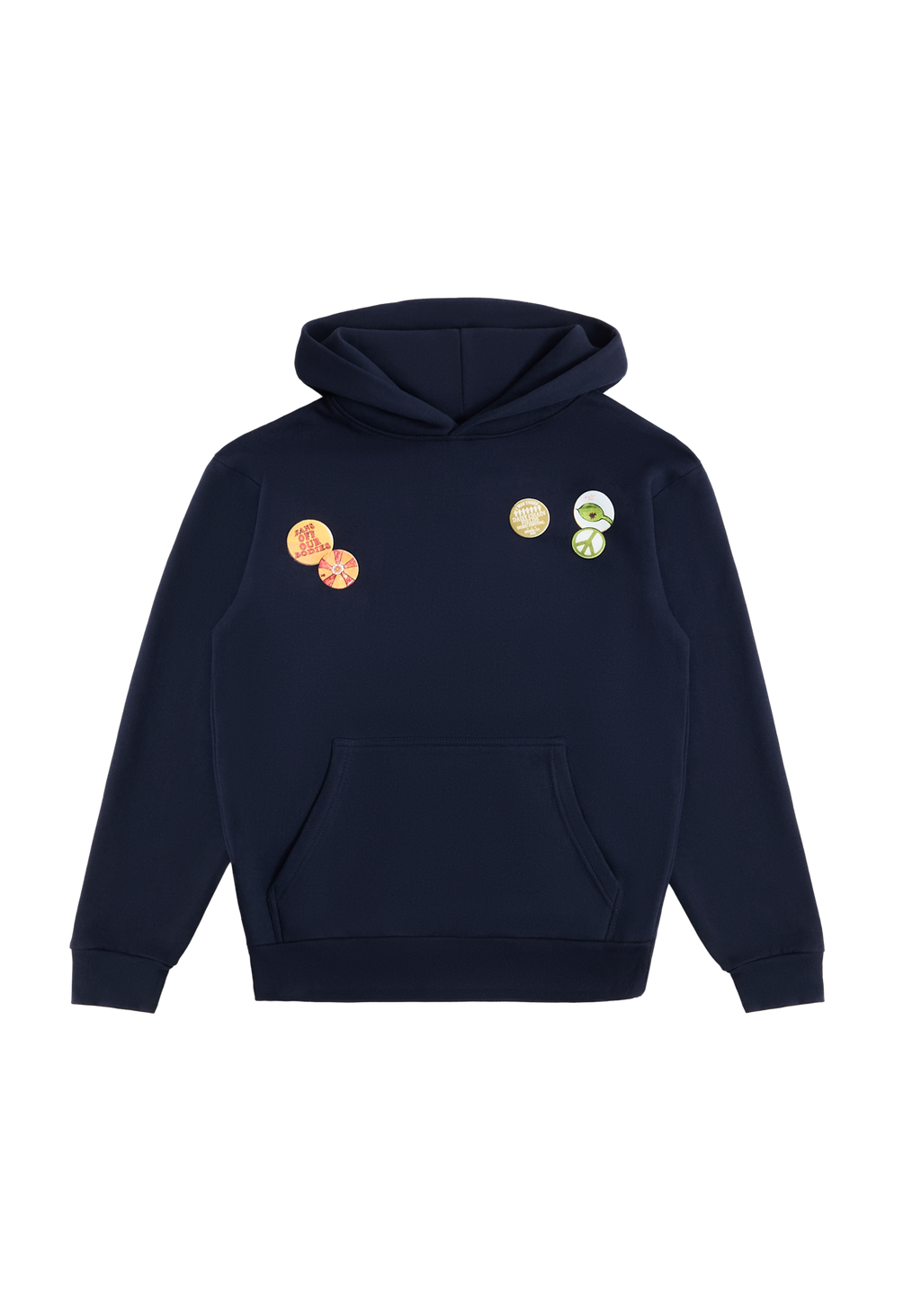 Daisy Chain Fields Pins Pullover Hoodie