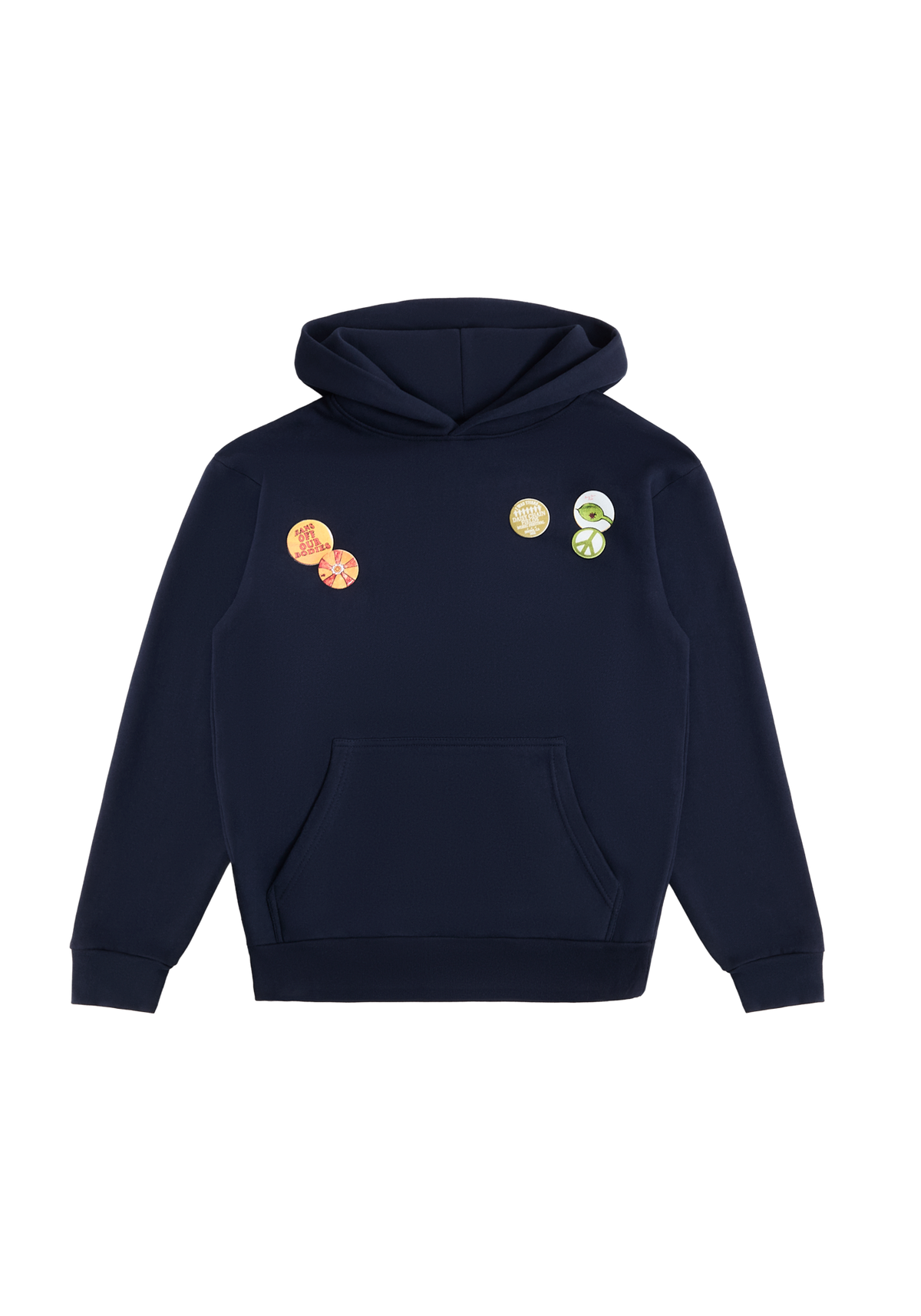 Daisy Chain Fields Pins Pullover Hoodie