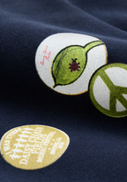 Daisy Chain Fields Pins Pullover Hoodie