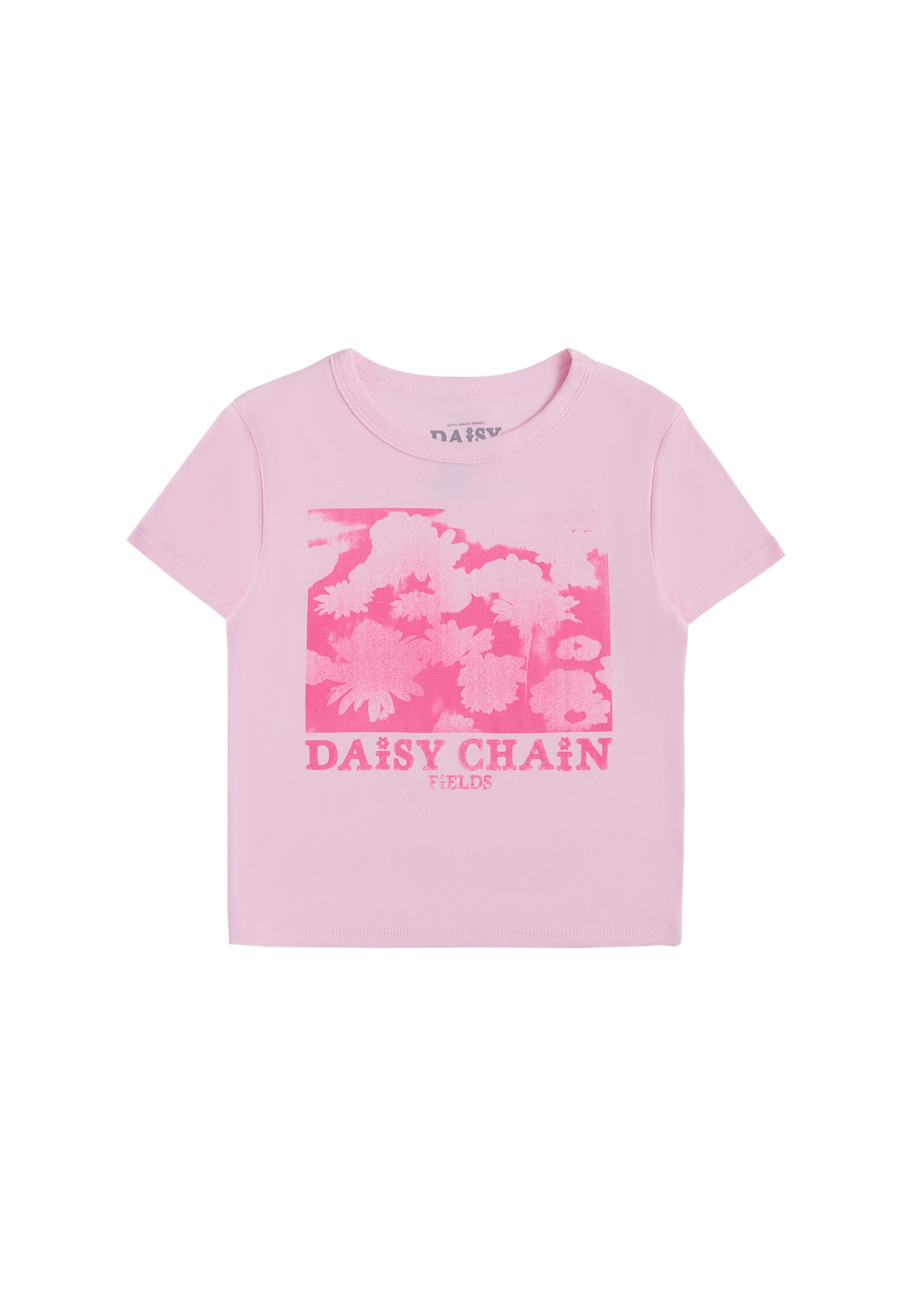 Daisy Chain Fields Inverted Baby Tee