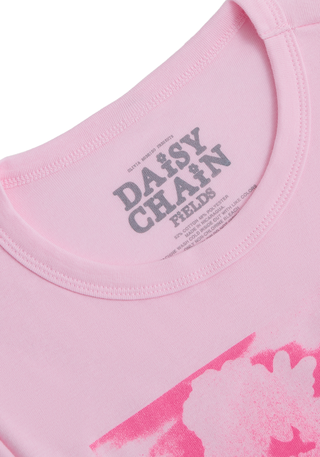 Daisy Chain Fields Inverted Baby Tee