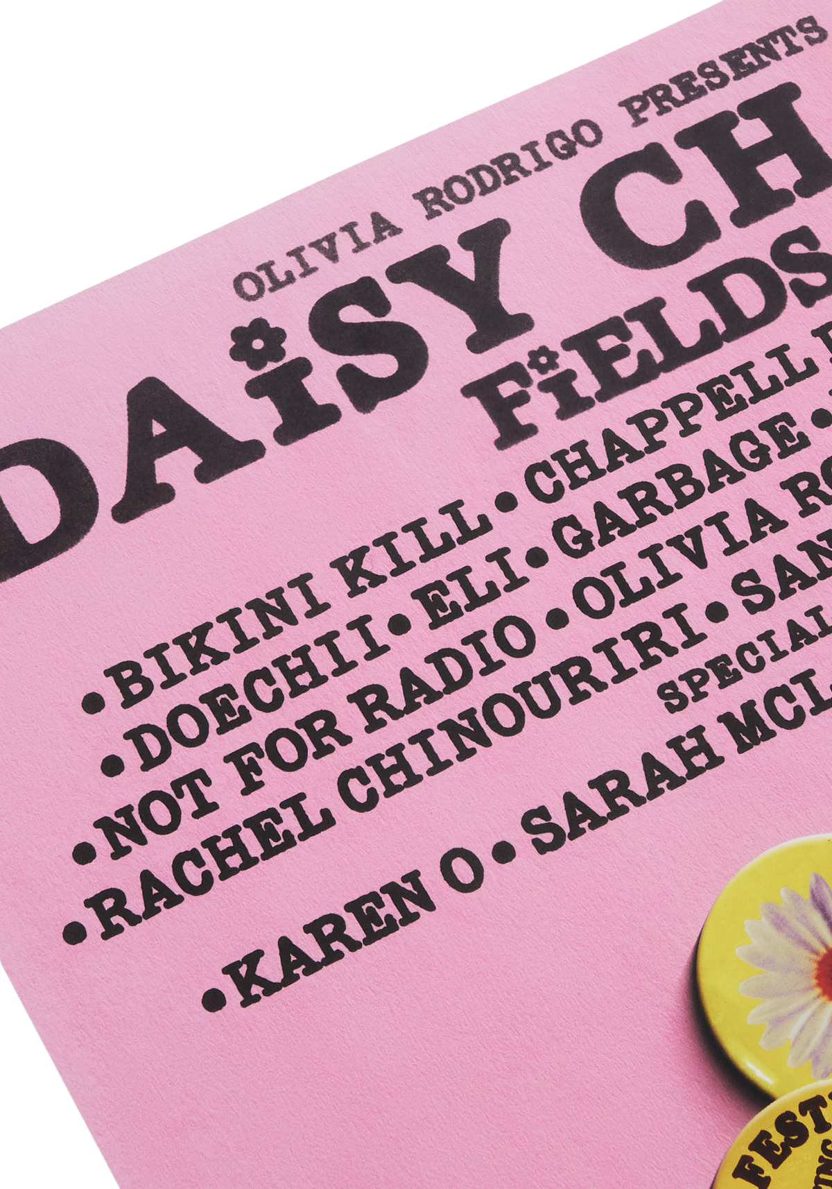 Daisy Chain Festival Admat Poster