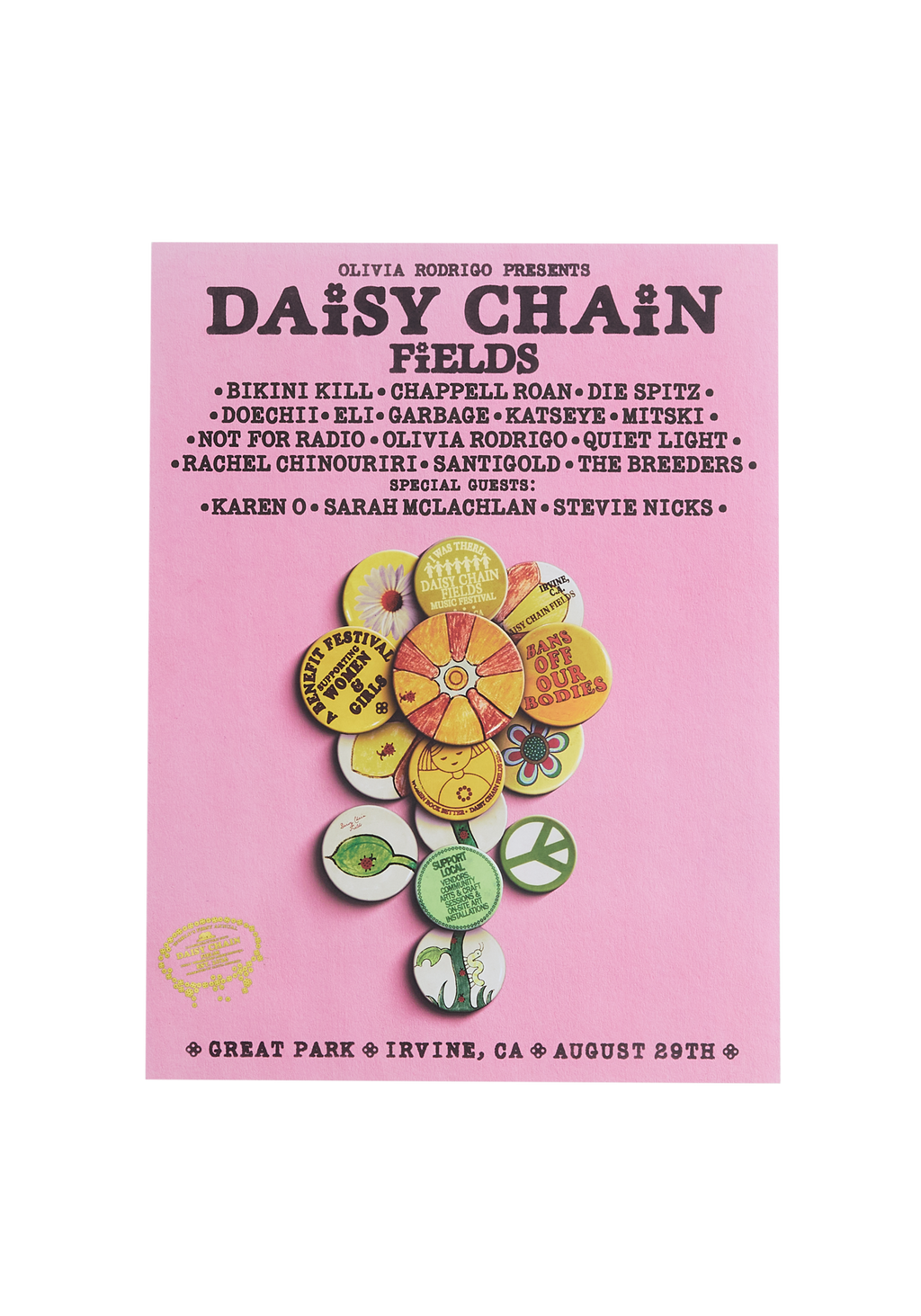 Daisy Chain Festival Admat Poster