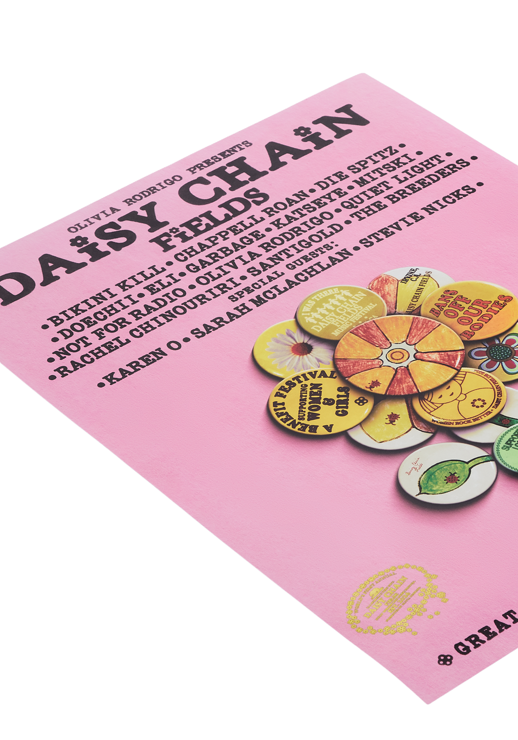 Daisy Chain Festival Admat Poster