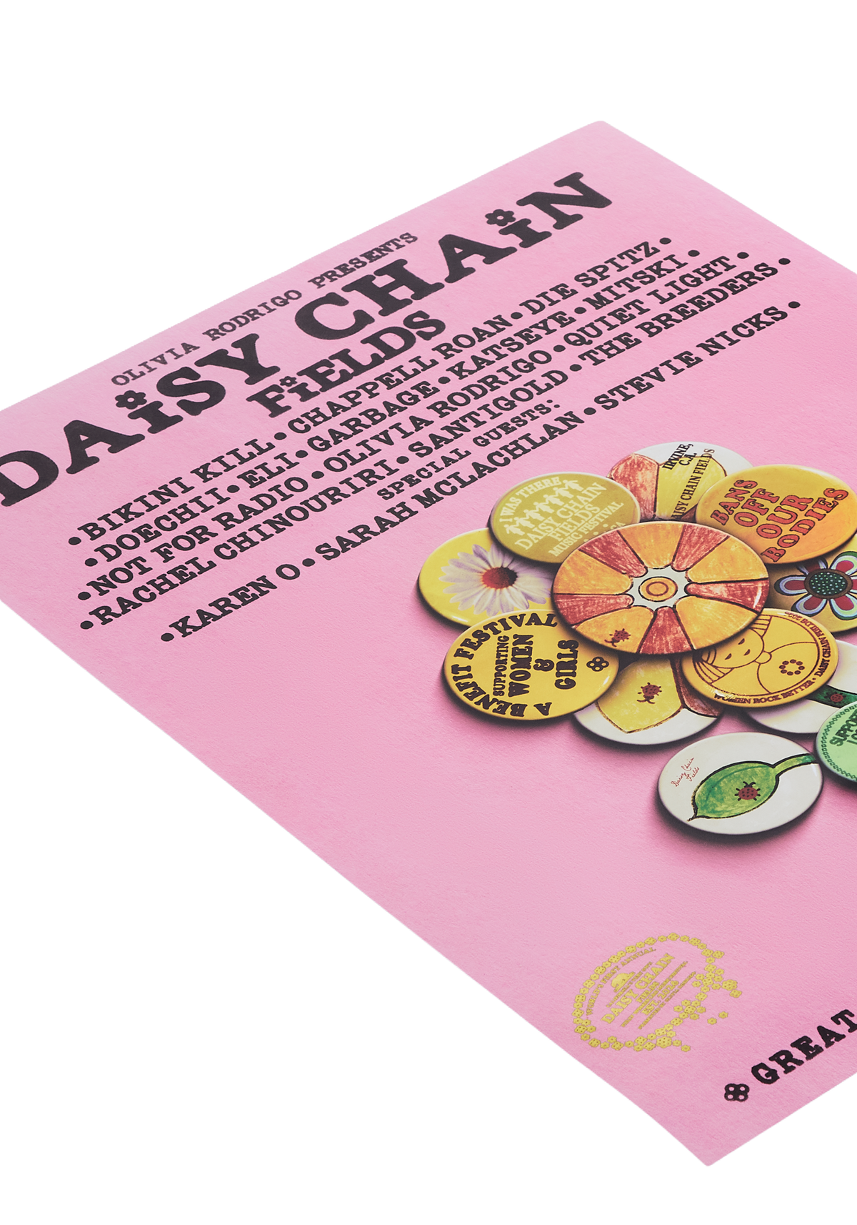 Daisy Chain Festival Admat Poster