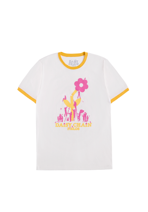 Daisy Chain Fields Ringer T-Shirt