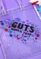 clear GUTS world tour tote