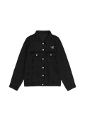 spill ur GUTS black denim jacket