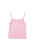album embroidered women's spaghetti strap tank
