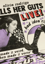 OR spills her GUTS live t-shirt in ivory
