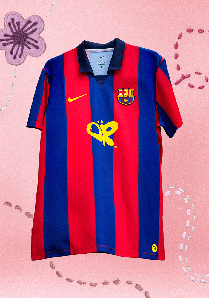 Jersey Retro Nike 2003/04 FC Barcelona x Olivia Rodrigo x Spotify
